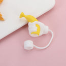 Cartoon Plugs Cover Silicone Straw Plug Cup Accessories Drinking Dust Cap
