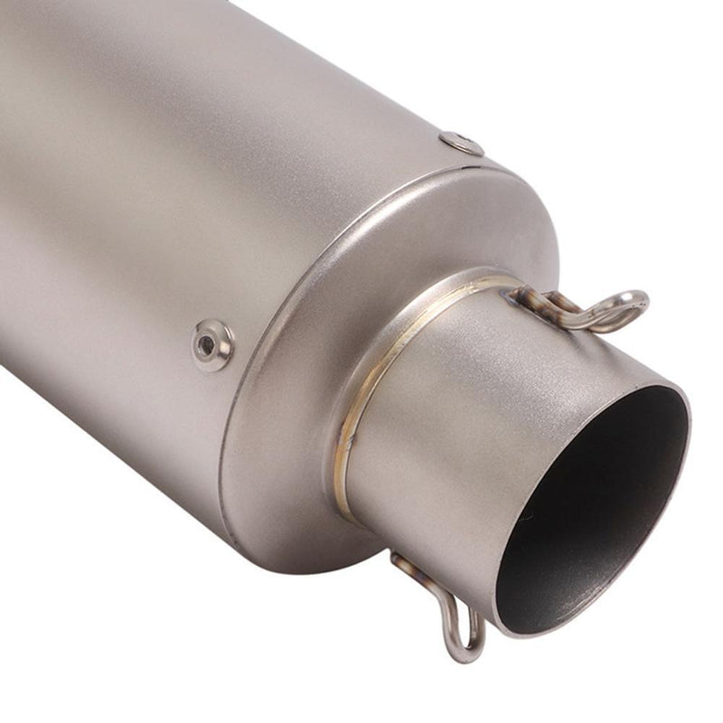 Universal Stainless Steel 89mm Motorcycle Exhaust Pipe Muffler Tools (Silve