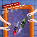 Mini RC Boat Set 2.4GHz Remote Control Watercraft Play Toys Random Color