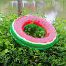 Watermelon Swimming Ring Reusable Inflatable Pool Float Rings for Kids (70)