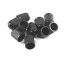 10x Car Bicycle Tire Valve Caps Plastic Valve Stem Dust Caps with Seal Ring