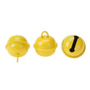20pcs 25mm Metal Jingle Bells Christmas Hanging Decor Pet Pendant (Yellow) Newly
