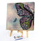 Half Butterfly Oil Paint By Numbers Kits DIY Handpainted Animal Wall Art #F