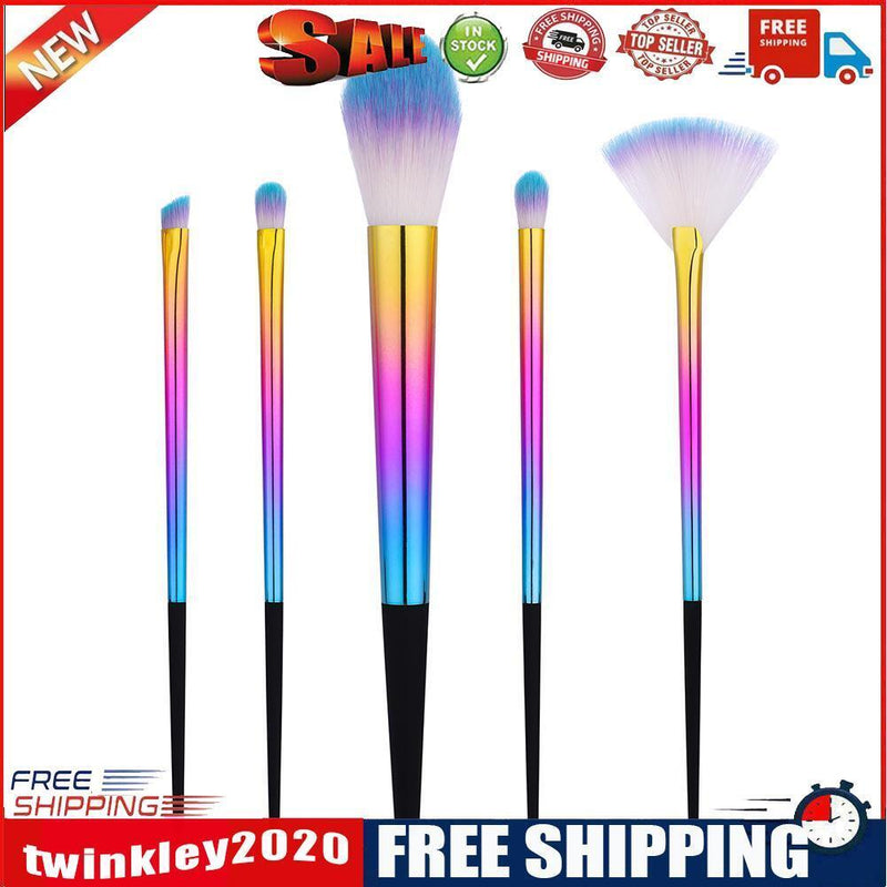 Pro Gorgeous Gradient Makeup Brushes Foundation Face Cosmetic Pens (5pcs2)