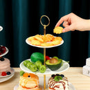 Tools Round Platter Food Serving Holder Cake Display Rack 3 Tier Cake Stand