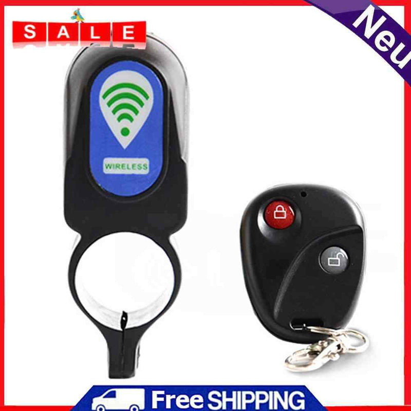 Wireless Bike Anti Theft Alarm Bell Bicycle Motorcycle Electric Bell Horn Locks