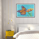 Mosaic Butterfly Kit 5D DIY Full Special Shaped Crystal Drill Diamond Painting
