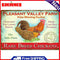 Home Weatherproof Retro Chic Chicken Sign Iron Painting Wall Drawing Templates