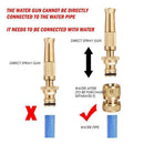 Pure Copper Pacifier Type Direct Injection Brass Fitting Water/Fuel/Air~