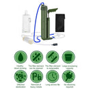 Portable Camping Water Filter Emergency Survival Safety Water Purifier Pump Kit