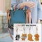 4pcs DIY Special Shape Full Drill Woman Girl Jewelry Keyring Christmas Gift