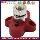 Bus Bar M10 Positive Power Distribution Stud Terminal Block (Red)