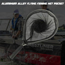 Alloy Black Mini Dip Net Fishing Nets Outdoor Fish Tool Fly Fishing Accessories