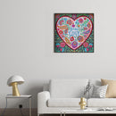 Partial Special Shape Drill Diamond Painting Heart Rhinestone Draw (UP112)