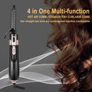 Professional Hair Dryer Electric Hot Air Comb Brush Hair Curler