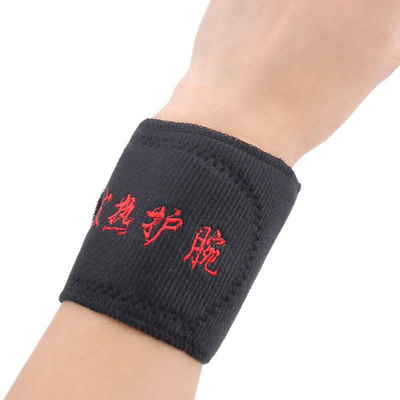 2 Pcs Magnetic Therapy Wrist Brace  Protection Belt Spontaneous Heating