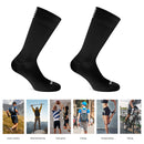 Compression Socks Men Women Sports Cycling Running Breathable Socks (Black)