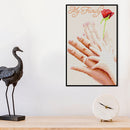 14CT Full Cross Stitch Happy Family Stamped DIY Embroidery Kits Cotton Art
