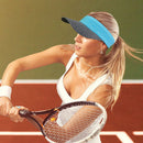 Sports Sun Visor Hat Long Soft Brim Breathable Sweatband Cap for Marathon Tennis