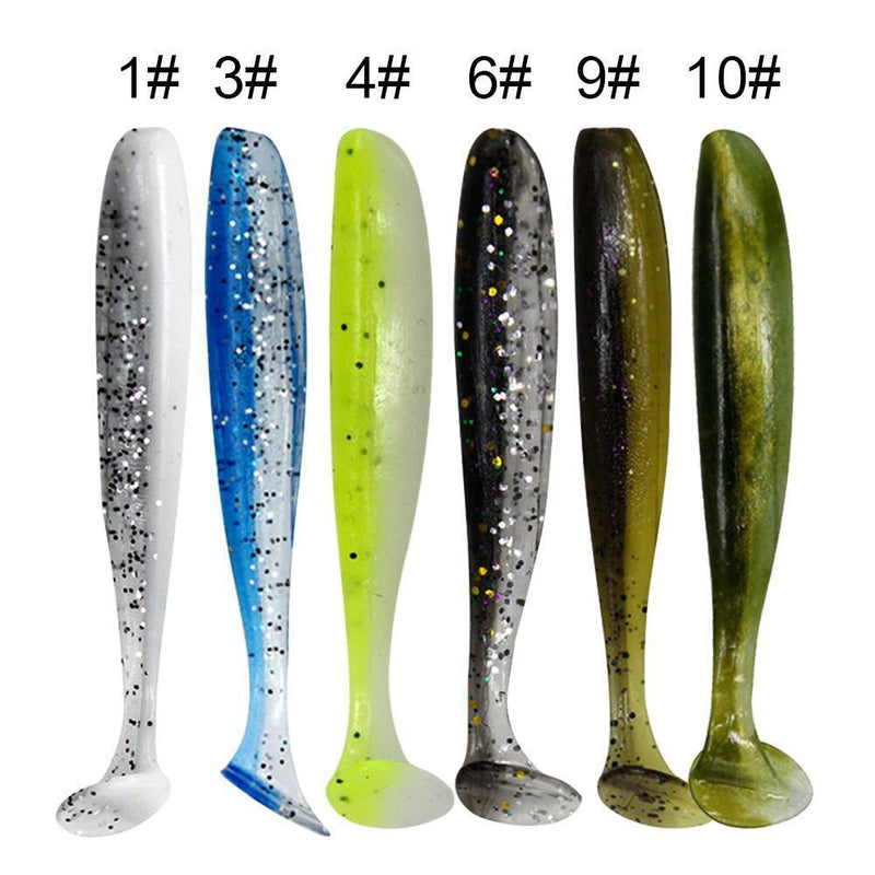 10x 9cm 4.2g Bionic Mandarin Fish Fishing Lures Artificial Soft Bait (3)