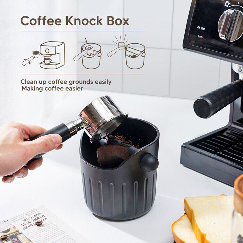 Portable Coffee Powder Residue Box Knock Coffee Machine Grounds Recycling B