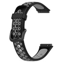 TPU Band for Huawei Band 7 Wristbands Smart Bracelet Strap (Black Grey)