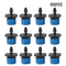 100pcs Adjustable Water Dropper Irrigation Hose Drip Head Kit (Blue)