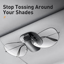 Baseus Car Sun Visor Sunglasses Clip Receipt Card Holder Auto Interior Organizer