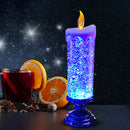 #A Night Lights 7-color Gradient LED Crystal Candles for Christmas Birthday Wedd