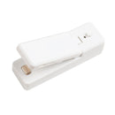 Mini Heat Bag Vacuum Heat Sealer for Plastic Bag Storage Food Snack (White)
