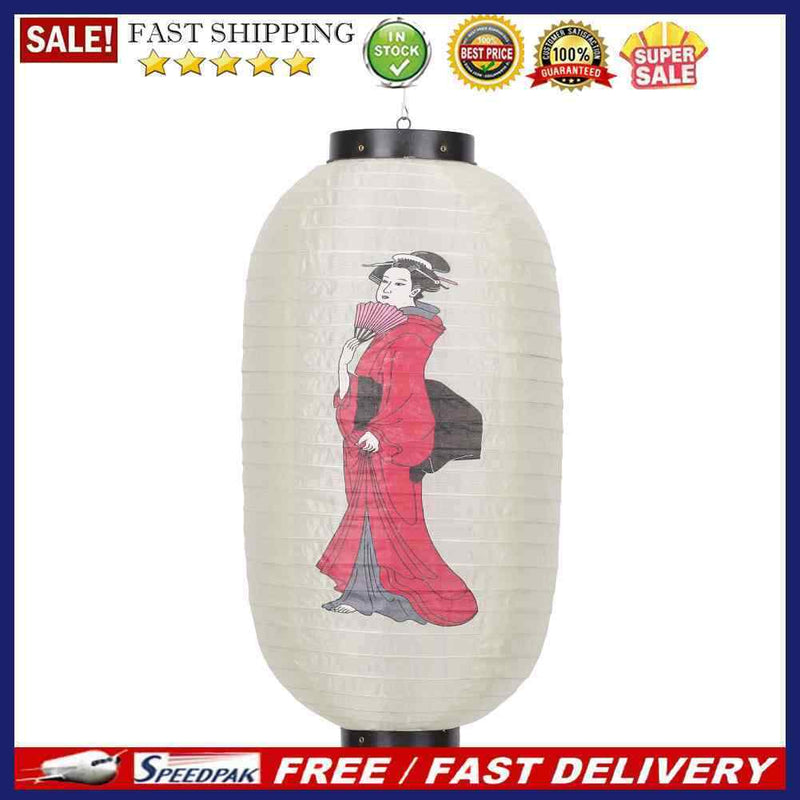 Cloth Cylinder Lantern Character Holiday Party Layout Hanging Gift Art Crafts