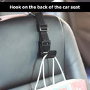 Adjustable Car Auto Back Seat Headrest Hook Organizer for Groceries Bag Handbag