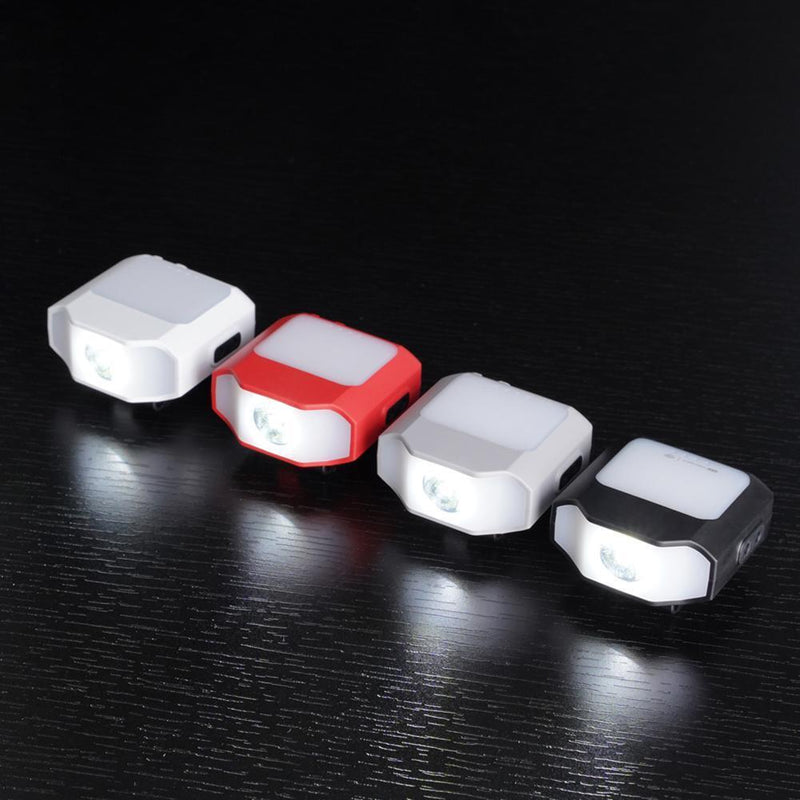 Hat Clip Light Headlight COB LED Camping Fishing Headlamp (Grey) Sensor