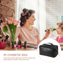 Makeup Bags - PU Leather Hand-Portable Versatile Makeup Accessories Organiz