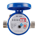 Cold Water Meter Adjustable Rotary Pointer Counter Water Measuring Meter Newly