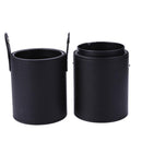 Leather Makeup Brush Holder Travel Cosmetic Pens Storage Cup Case (Black) Newly