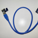 USB Type A to USB Type A Cable Male to Male for PCIe Riser BTC Mining 0.6m