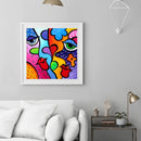 5D Diamond Painting Kit DIY Colorful Abstract Full Round Drill Mosaic Home Decor