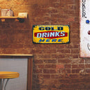 Weatherproof Retro Letter Iron Painting Wall Drawing Templates (DRINKS)