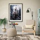 Men 5D DIY Full Round Diamond Painting Living Room Wall Picture Home Decorati