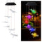 Waterproof Wind Chime Solar Power Lamp Color Changing Dragonfly Pendant Lig