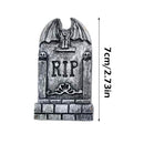 Halloween Tombstones Gravestone Prop Outdoor Graveyard Horror Garden Decor .