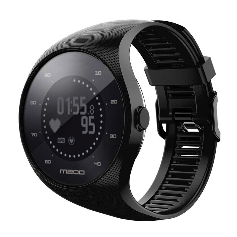 Silicone Strap Band for Polar M200 Smartwatch Replacement Bracelet (Black) Newly