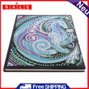 DIY Pterosaur Special Shaped Diamond Painting 50 Page A5 Sketchbook Journal Book