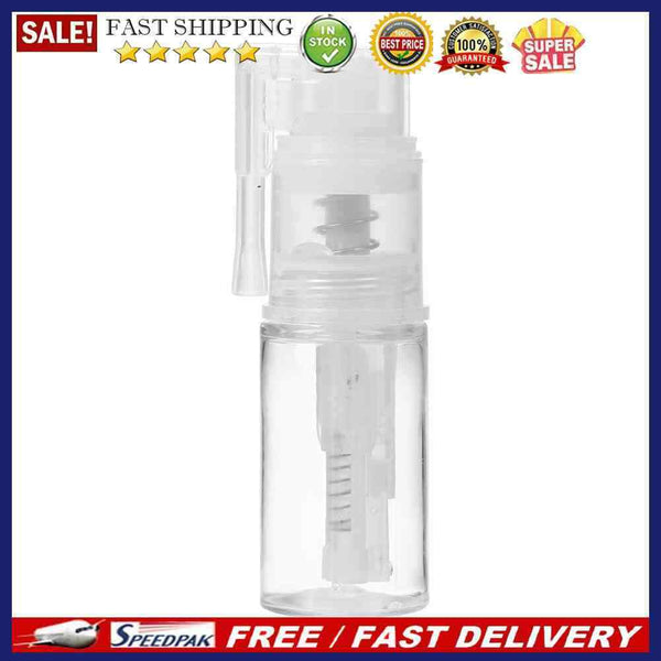 Portable Powder Spray Bottle Clear Plastic Makeup Pot Travel Sprayer (14ml)