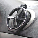 Universal Car Air-Outlet Folding Cup Bottle Drink Holder with Fan Black