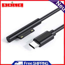 USB Type C Power Supply PD Fast Charger Adapter Cable for Microsoft Surface Pro