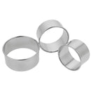 3pcs Stainless Steel Round Dumplings Wrappers Molds Set Cutter Maker Tools