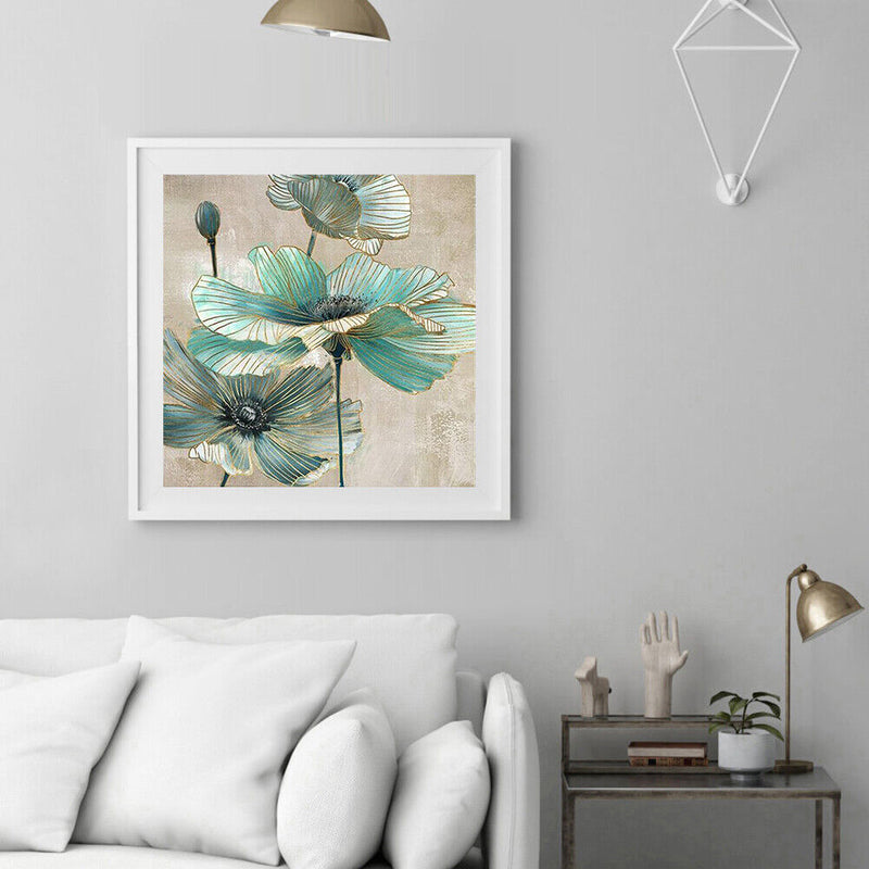 Full Embroidery Cotton Thread Cross Stitch 11CT Counted DIY Lotus Leaf Kit