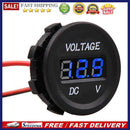Automobile Motorcycle DC 12V to 24V LED Digital Voltmeter Bule Led